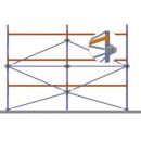 Krysstag for pallereol - esktra sikring