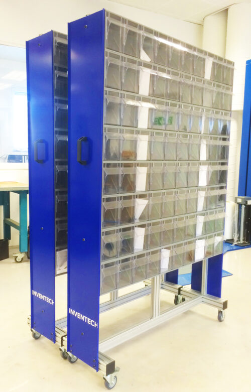 vippekasser Reol med hjul