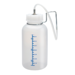 1-liter collection bottle round neck with handle and tube